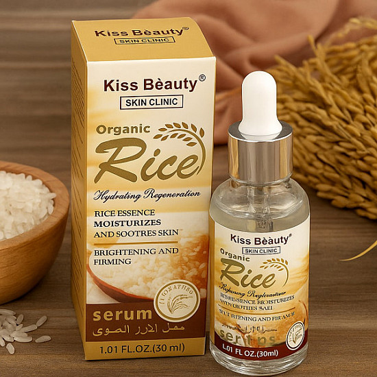 Органичен серум с оризова есенция Kiss Beauty Rice Serum 30 мл | Здраве