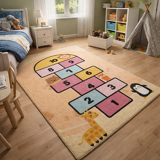 Детски килим за игра 120х160см Zoo EV1087 | Декорации и Аксесоари