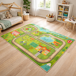 Детски килим за игра 120х160см Train EV1089