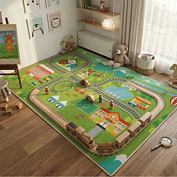 Детски килим за игра 120х160см Train EV1089
