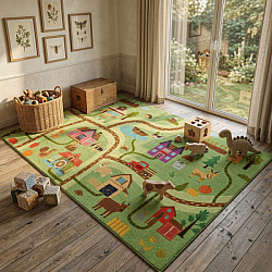 Детски килим за игра 120х160см Farm EV1094