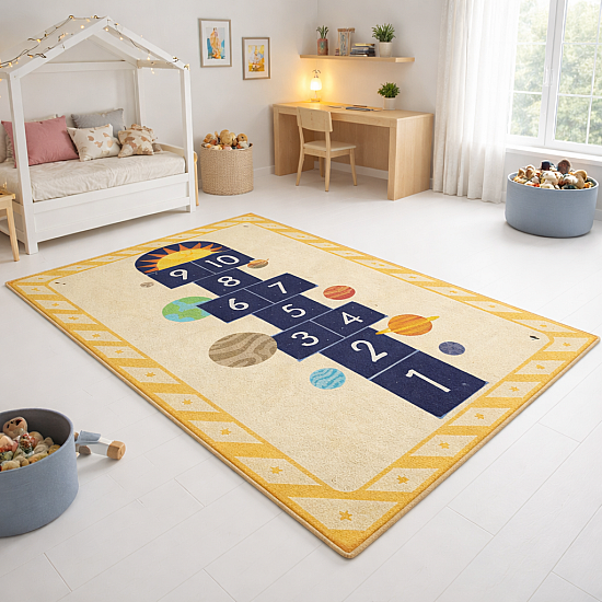 Детски килим за игра Planet EV1095 120х160см | Декорации и Аксесоари