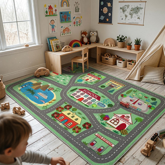 Детски килим за игра 120х160см EV1096 School | Декорации и Аксесоари