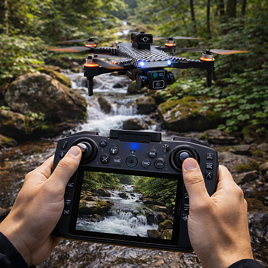 Професионален GPS дрон XF606 с 8K камера, 5G WiFi, интелигентно избягване на препятствия и дистанционно с екран | Дронове