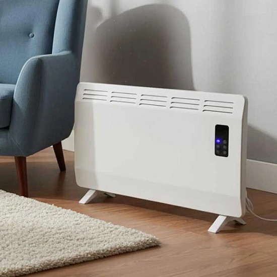WiFi Конвекторен отоплител Oliver Voltz,2400W, Дистанционно управление, LED дисплей, Таймер и Защита от прегряване | Отоплителни уреди