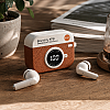 Дизайнерски Bluetooth слушалки EV1148 с винтидж кейс фотоапарат с дисплей | Слушалки