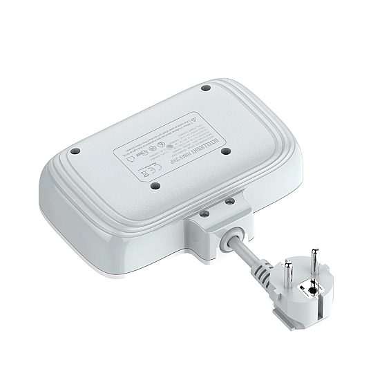 Разклонител LDNIO SE2435, 2 гнезда, CEE 7/3, 2500W, 1 x Type-C F, 3 x USB F, PD, QC, Бял - 40296 | Смарт устройства