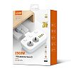 Разклонител LDNIO SE2435, 2 гнезда, CEE 7/3, 2500W, 1 x Type-C F, 3 x USB F, PD, QC, Бял - 40296 | Смарт устройства