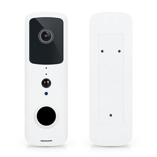 Смарт видео звънец  PST-T30, 2.0Mp, Wi-Fi, Tuya Smart, Бял - 91039 | Смарт устройства