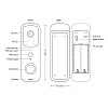 Смарт видео звънец  PST-T30, 2.0Mp, Wi-Fi, Tuya Smart, Бял - 91039 | Смарт устройства