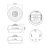 Смарт сензор PST-HW400B, За движение, PIR, 360 градуса, Wi-Fi, Tuya Smart, Бял - 91004 Смарт сензор PST-HW400B, За движение, PIR, 360 градуса, Wi-Fi, Tuya Smart, Бял - 91004 | Смарт устройства