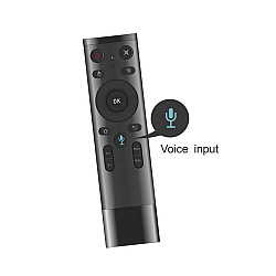 Универсално дистанционно Q5, Air mouse, USB 2.4GHz, Микрофон, IR програмируемо, Черен - 13054