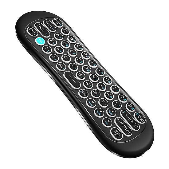Универсално дистанционно R2, Air mouse, USB 2.4GHz, Микрофон, IR програмируемо, Черен - 13043 Универсално дистанционно R2, Air mouse, USB 2.4GHz, Микрофон, IR програмируемо, Черен - 13043 | Смарт устройства