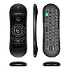 Универсално дистанционно R2, Air mouse, USB 2.4GHz, Микрофон, IR програмируемо, Черен - 13043 Универсално дистанционно R2, Air mouse, USB 2.4GHz, Микрофон, IR програмируемо, Черен - 13043 | Смарт устройства