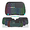 Мини клавиатура I10, USB 2.4GHz, Bluetooth, Тъчпад, Черен - 13056 Мини клавиатура I10, USB 2.4GHz, Bluetooth, Тъчпад, Черен - 13056 | Смарт устройства
