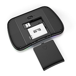 Мини клавиатура M9, USB 2.4GHz, Bluetooth, Микрофон, IR програмируема, Тъчпад, Черен - 13055