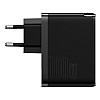Мрежово зарядно устройство Baseus GaN5 Pro Fast, 100W, С PD кабел, Черен - 40411 | Зарядни за лаптоп