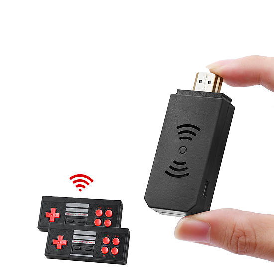 Игрова конзола  D600, 800 Вградени игри, HDMI, Черен - 13032 | Видео игри