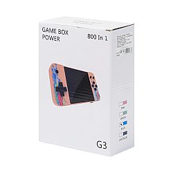 Преносима игрова конзола G3, 3.5", 800 Вградени игри, Син и Розов - 13036