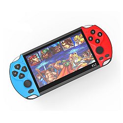 Преносима игрова конзола X12 Plus, 5.1", 10000 Вградени игри, Син/Червен - 13041