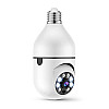 Смарт охранителна камера PST-F1-3MP, 3.0Mp, PTZ, За фасунга E27, Wi-Fi, Tuya Smart, Бял - 91029 | Видео и Фото камери
