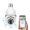 Смарт охранителна камера PST-F1-3MP, 3.0Mp, PTZ, За фасунга E27, Wi-Fi, Tuya Smart, Бял - 91029 | Видео и Фото камери