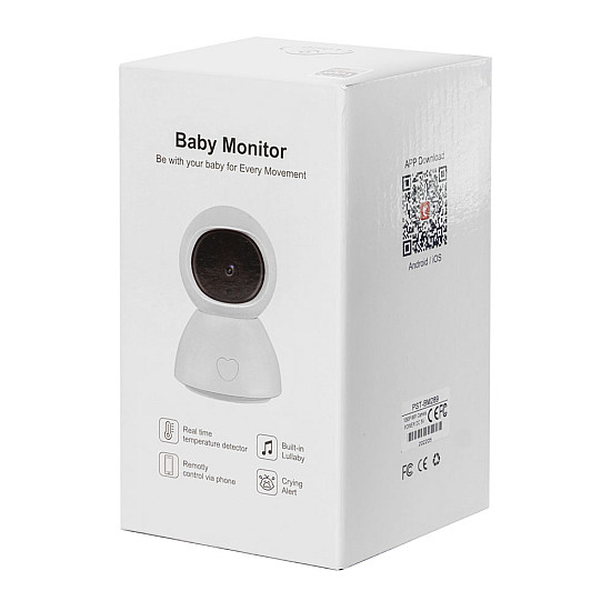 Смарт охранителна камера PST-BM289, Бебефон, 2.0Mp, Вътрешен монтаж, Wi-Fi, Tuya Smart, Бял - 91026 Смарт охранителна камера PST-BM289, Бебефон, 2.0Mp, Вътрешен монтаж, Wi-Fi, Tuya Smart, Бял - 91026 | Видео и Фото камери