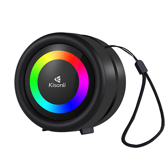 Тонколона Kisonli S16, Bluetooth, Черен - 22256 | Безжични колони