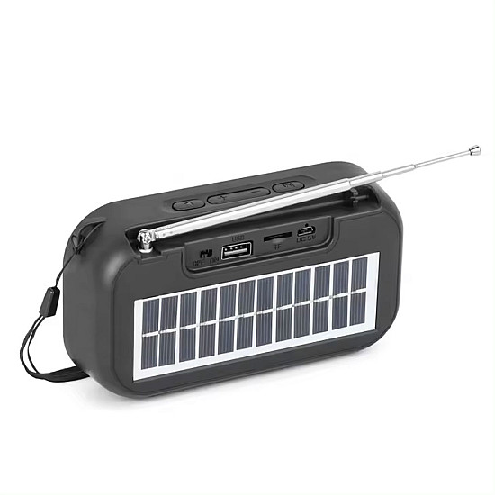 Тонколона Kisonli SC-01, Bluetooth, FM, AUX, Черен - 22261 | Безжични колони