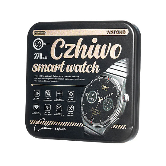 Смарт часовник Remax Czhiwo Watch 9, Черен - 73093 | Смарт часовници и гривни