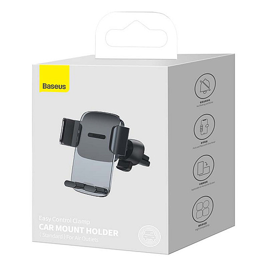 Универсална стойка за телефон Baseus Easy Control Clamp, Черен - 17818 | Аксесоари за телефон