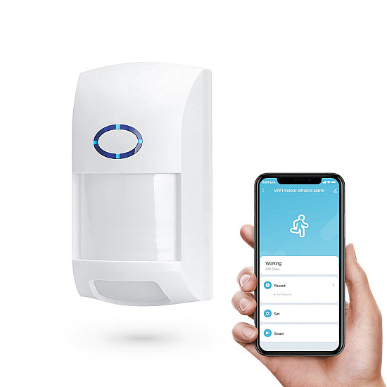 Смарт сензор  PST-CT60W, За движение, PIR, Wi-Fi, Tuya Smart, Бял - 91002 | Смарт устройства