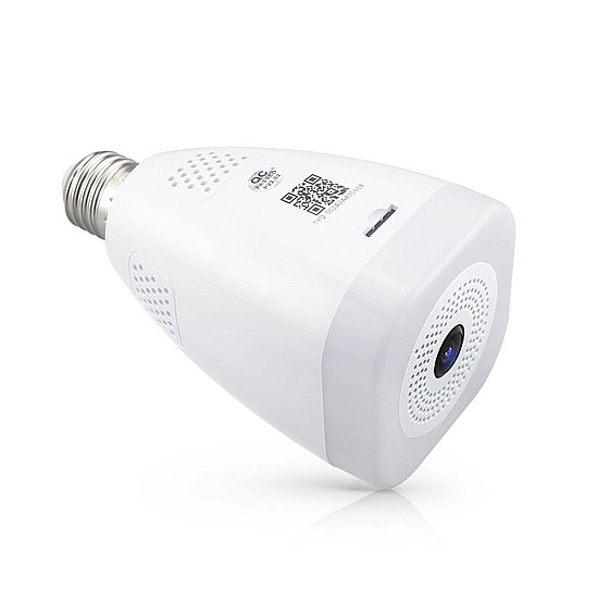 Смарт охранителна камера PST-F30A-3MP, 3.0Mp, Fisheye, За фасунга E27, Wi-Fi, Tuya Smart, Бял - 91030 Смарт охранителна камера PST-F30A-3MP, 3.0Mp, Fisheye, За фасунга E27, Wi-Fi, Tuya Smart, Бял - 91030 | Видео и Фото камери