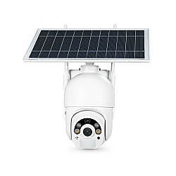 Смарт охранителна камера PST-S20-WiFi, 2.0Mp, PTZ, Соларен панел, Външен монтаж, Wi-Fi, Tuya Smart, Бял - 91033 Смарт охранителна камера PST-S20-WiFi, 2.0Mp, PTZ, Соларен панел, Външен монтаж, Wi-Fi, Tuya Smart, Бял - 91033
