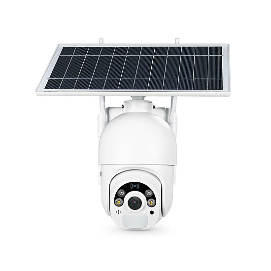 Смарт охранителна камера PST-S20-WiFi, 2.0Mp, PTZ, Соларен панел, Външен монтаж, Wi-Fi, Tuya Smart, Бял - 91033 Смарт охранителна камера PST-S20-WiFi, 2.0Mp, PTZ, Соларен панел, Външен монтаж, Wi-Fi, Tuya Smart, Бял - 91033 | Видео и Фото камери