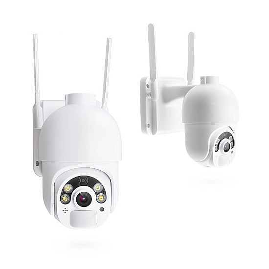 Смарт охранителна камера PST-S20-WiFi, 2.0Mp, PTZ, Соларен панел, Външен монтаж, Wi-Fi, Tuya Smart, Бял - 91033 Смарт охранителна камера PST-S20-WiFi, 2.0Mp, PTZ, Соларен панел, Външен монтаж, Wi-Fi, Tuya Smart, Бял - 91033 | Видео и Фото камери