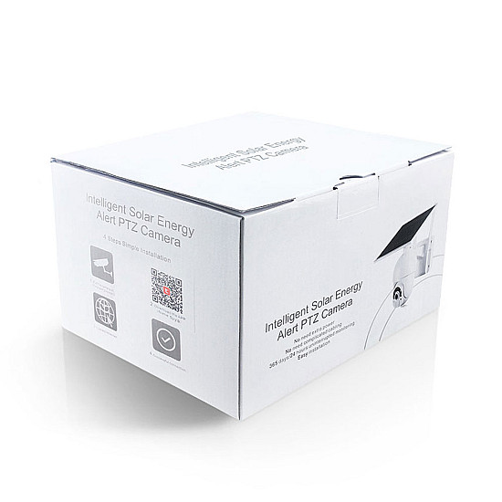 Смарт охранителна камера PST-S20-WiFi, 2.0Mp, PTZ, Соларен панел, Външен монтаж, Wi-Fi, Tuya Smart, Бял - 91033 Смарт охранителна камера PST-S20-WiFi, 2.0Mp, PTZ, Соларен панел, Външен монтаж, Wi-Fi, Tuya Smart, Бял - 91033 | Видео и Фото камери