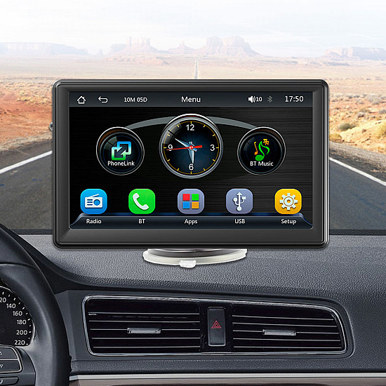 Преносим CarPlay / Android Auto дисплей  X500L, 7" | Принадлежности