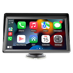 Преносим CarPlay / Android Auto дисплей No brand X600W, 7", За автомобил