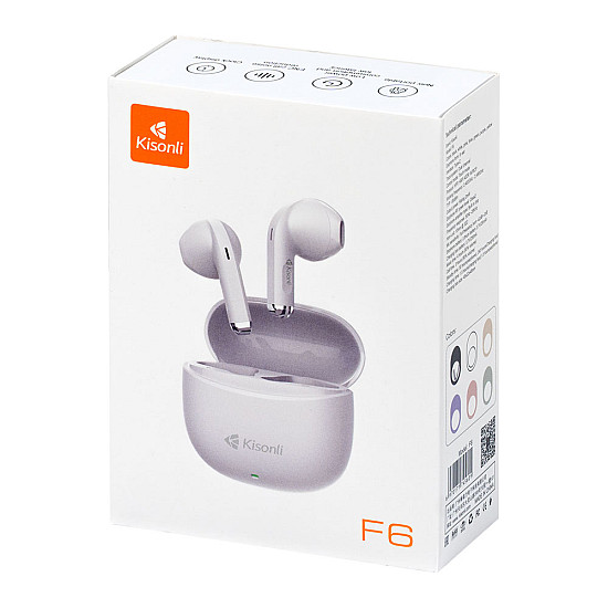 Bluetooth слушалки Kisonli F6 | Слушалки