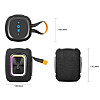 Тонколона Kisonli Q25, Bluetooth, USB, SD, FM, RGB Тонколона Kisonli Q25, Bluetooth, USB, SD, FM, RGB | Безжични колони