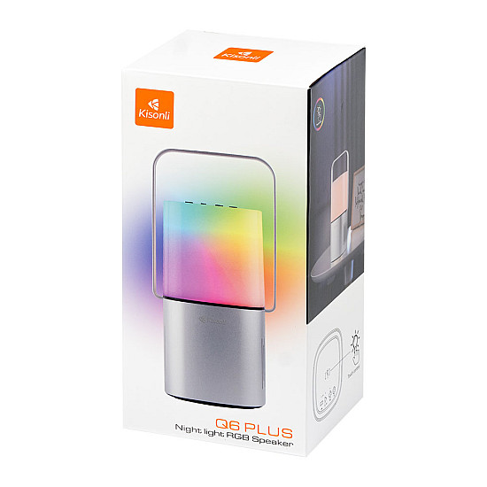 Тонколона Kisonli Q6 Plus, Bluetooth, AUX, SD, FM, RGB | Безжични колони
