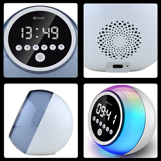 Тонколона Kisonli Q6C, Bluetooth, SD, FM, RGB | Безжични колони