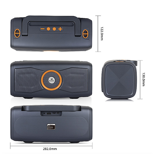 Тонколона Kisonli K2, Bluetooth, USB, SD, FM | Безжични колони