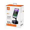 Тонколона със стойка за телефон Kisonli M5, Bluetooth, Безжично зареждане, FM, AUX, RGB | Безжични колони