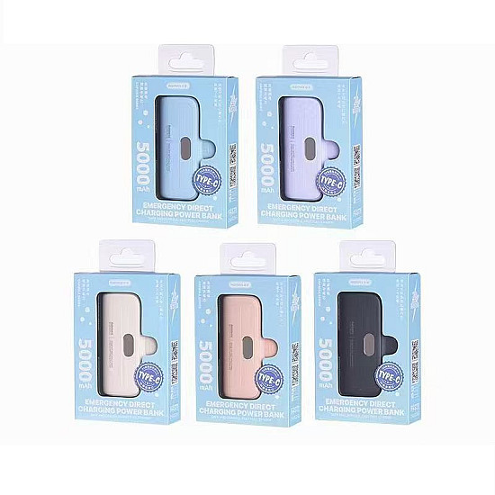 Преносима батерия Remax RPP-632, 5000mAh, 10W, Type-C, Различни цветове - 87095 | Аксесоари за телефон