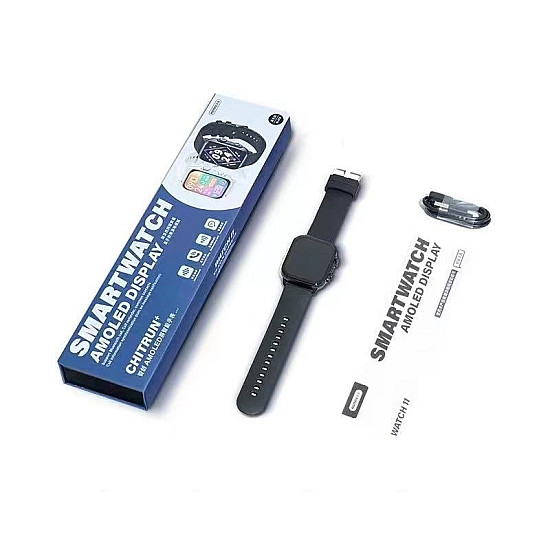 Смарт часовник Remax WATCH11, Бял,AMOLED дисплей, стилен дизайн и фитнес функции | Смарт часовници и гривни