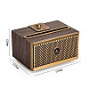Тонколона Kisonli G1, Bluetooth, USB, SD, AUX, FM, Кафяв - 22309 | Безжични колони