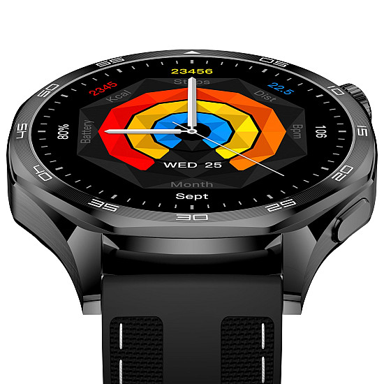 Смарт часовник Aurafit AM29, Amoled, Черен - 73126 | Смарт часовници и гривни