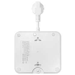 Удължител No brand, 3 гнезда, 250V, 10A, Кабел, 1.8м., 2 x USB-F, 2 x USB-C, С ключ, Бял - 17964 Удължител No brand, 3 гнезда, 250V, 10A, Кабел, 1.8м., 2 x USB-F, 2 x USB-C, С ключ, Бял - 17964